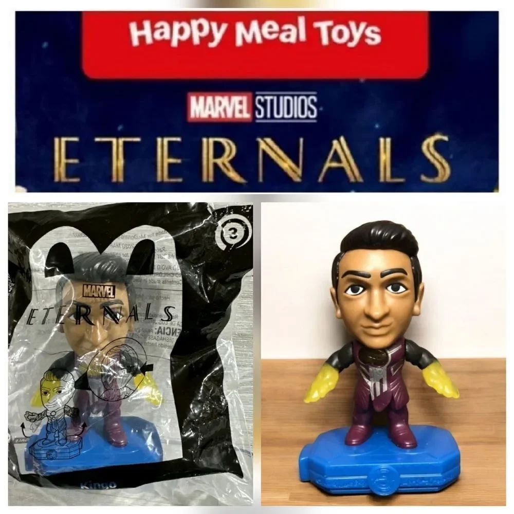 McDonald’s Marvel Eternals Kingo Toy #3 Sealed Happy Meal Action Figure 2021